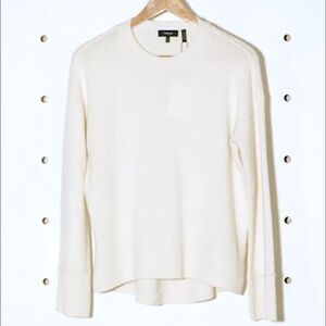 Theory KARENIA Whipstitches Cashmere Sweater